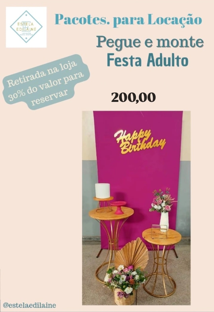 Decor Feminina - Estela Edilaine Pegue e monte 