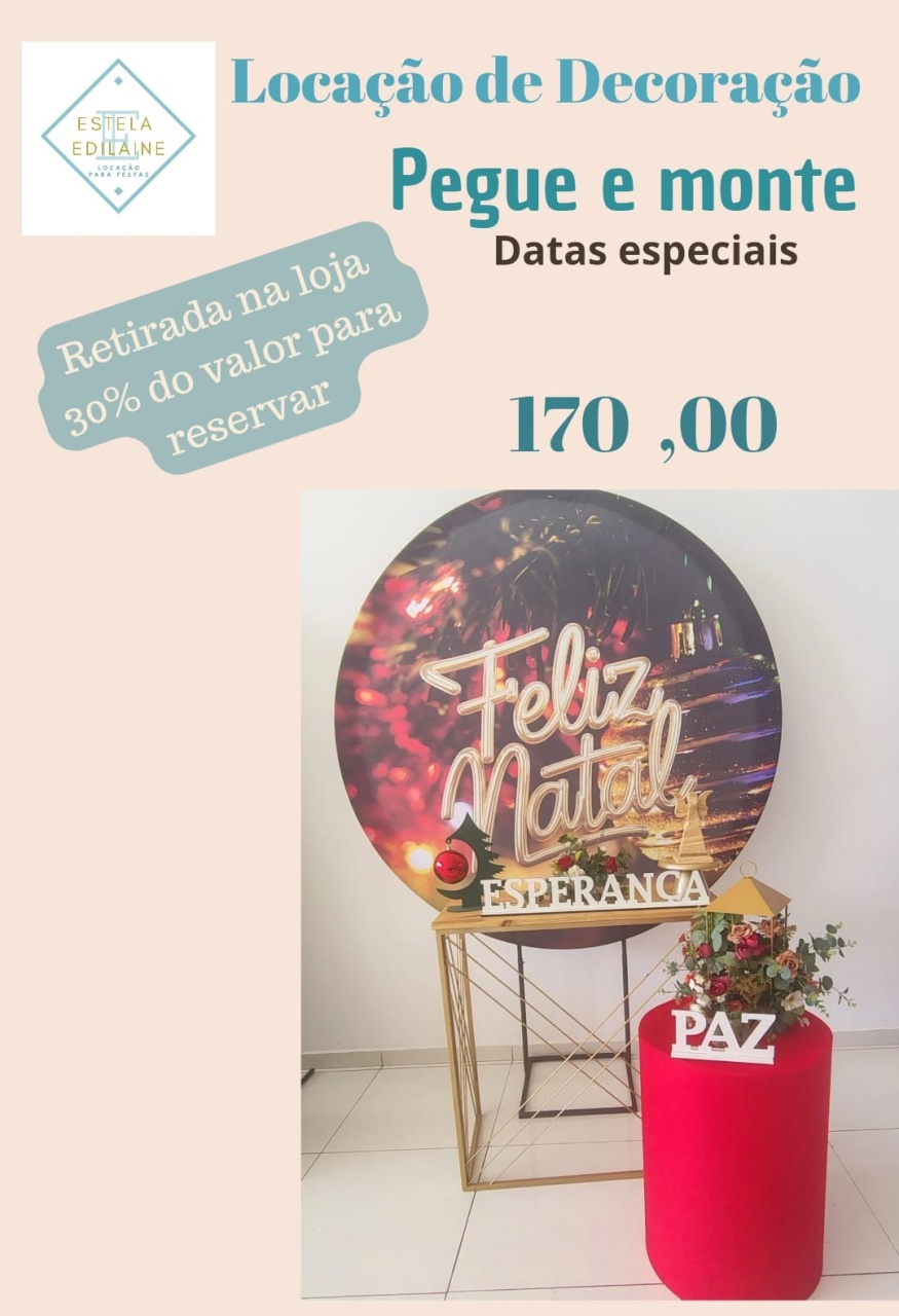 Natal 21 - Estela Edilaine Pegue e monte 