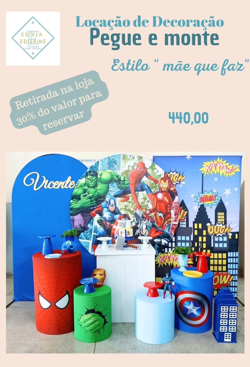 Vingadores - Estela Edilaine Pegue e monte 