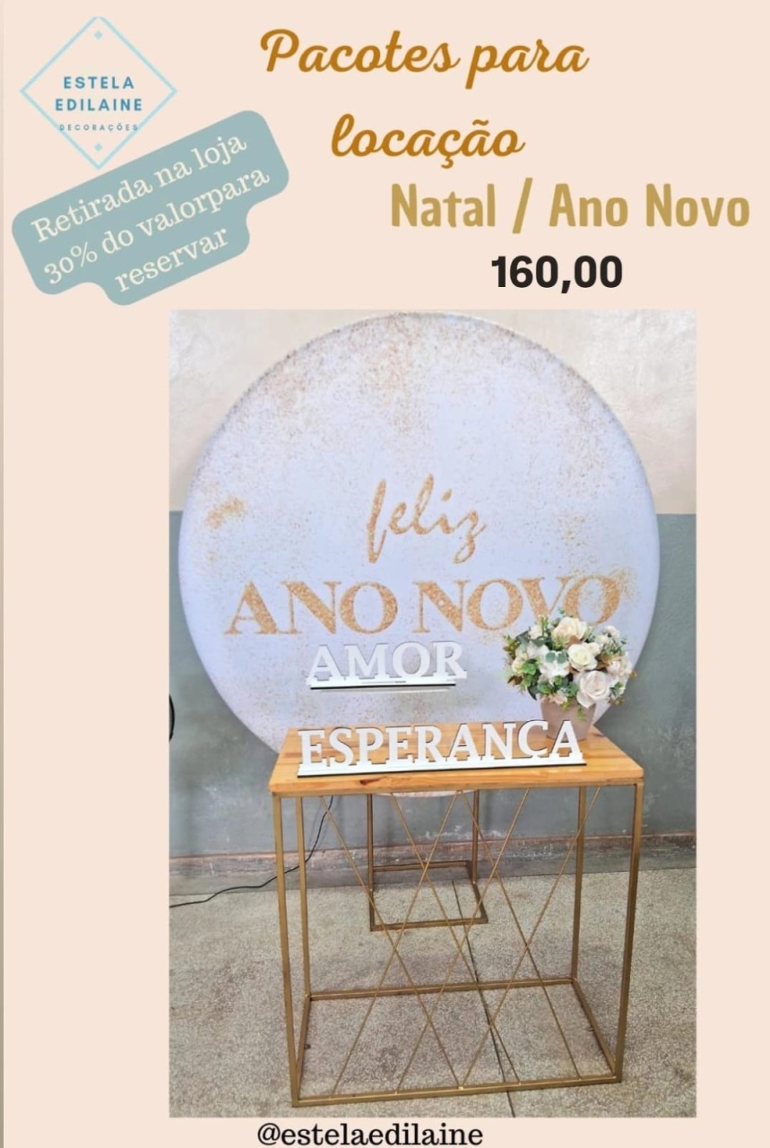 Ano Novo 16 Indisponível - Estela Edilaine Pegue e monte 