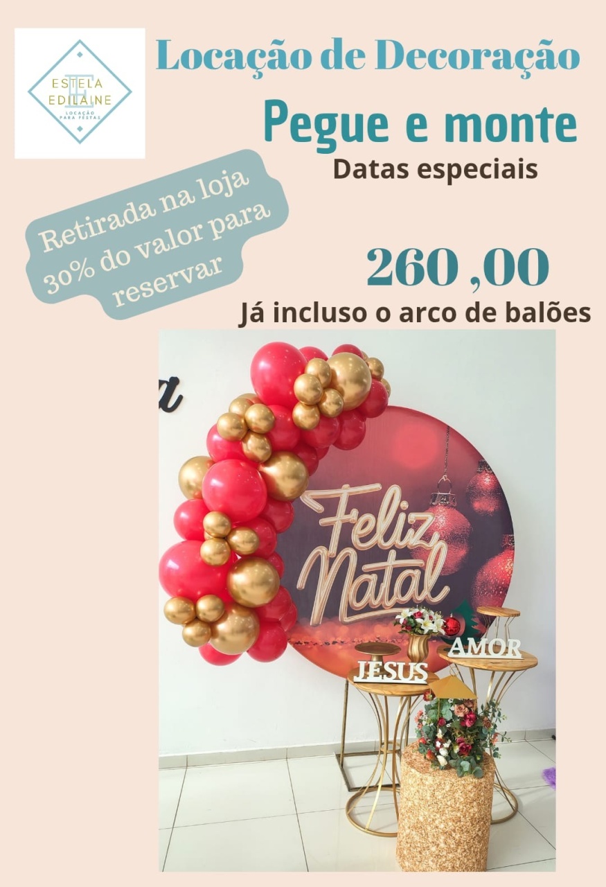 Natal 20 Indisponível  - Estela Edilaine Pegue e monte 