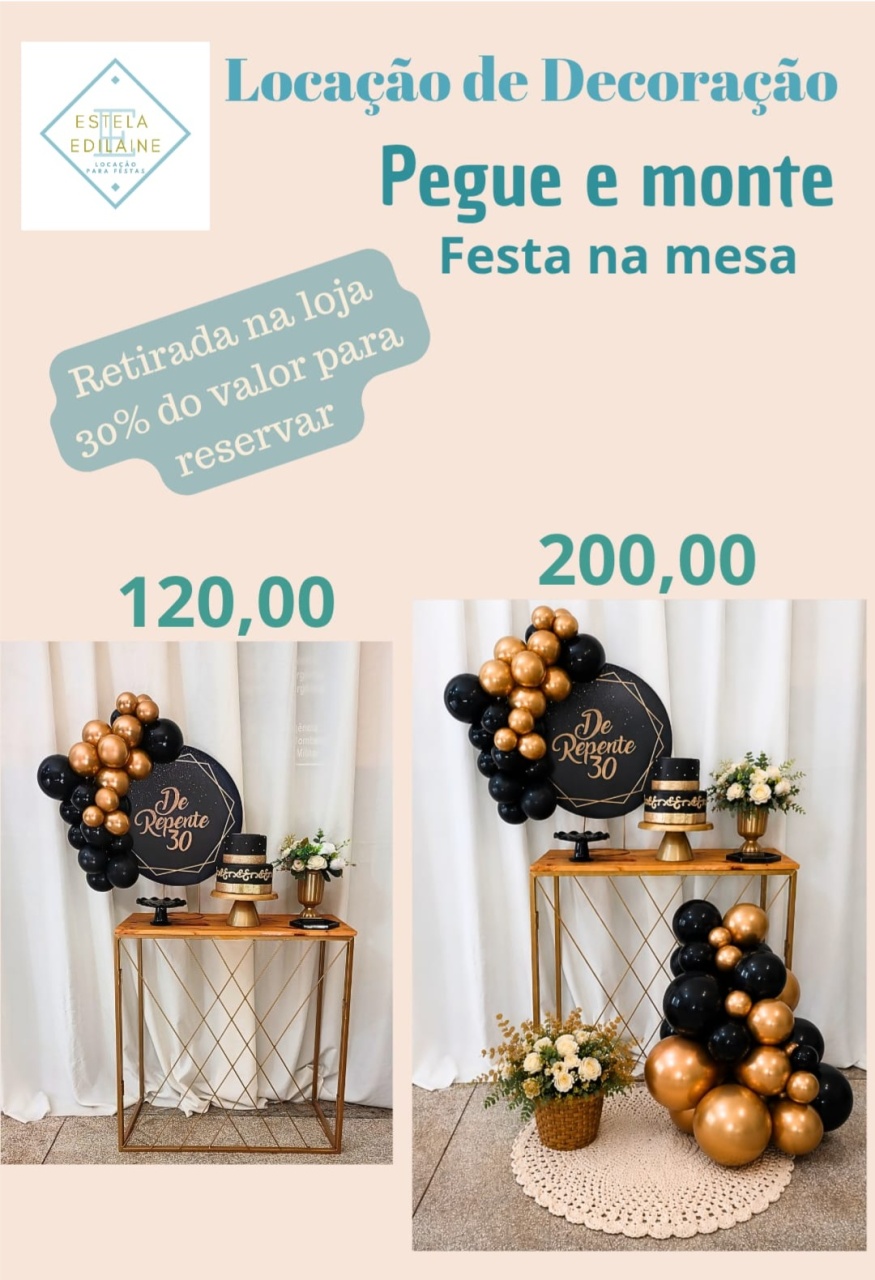 de Repente 30 Festa Na Mesa - Estela Edilaine Pegue e monte 
