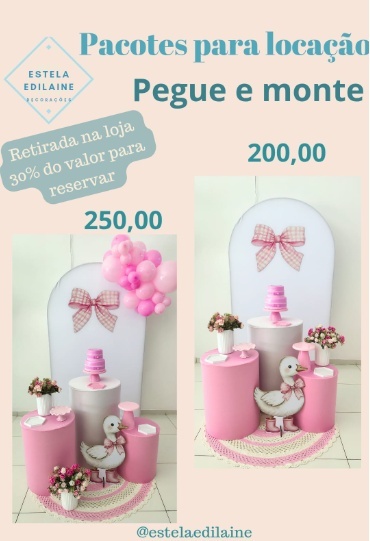 Patinha Rosa  - Estela Edilaine Pegue e monte 