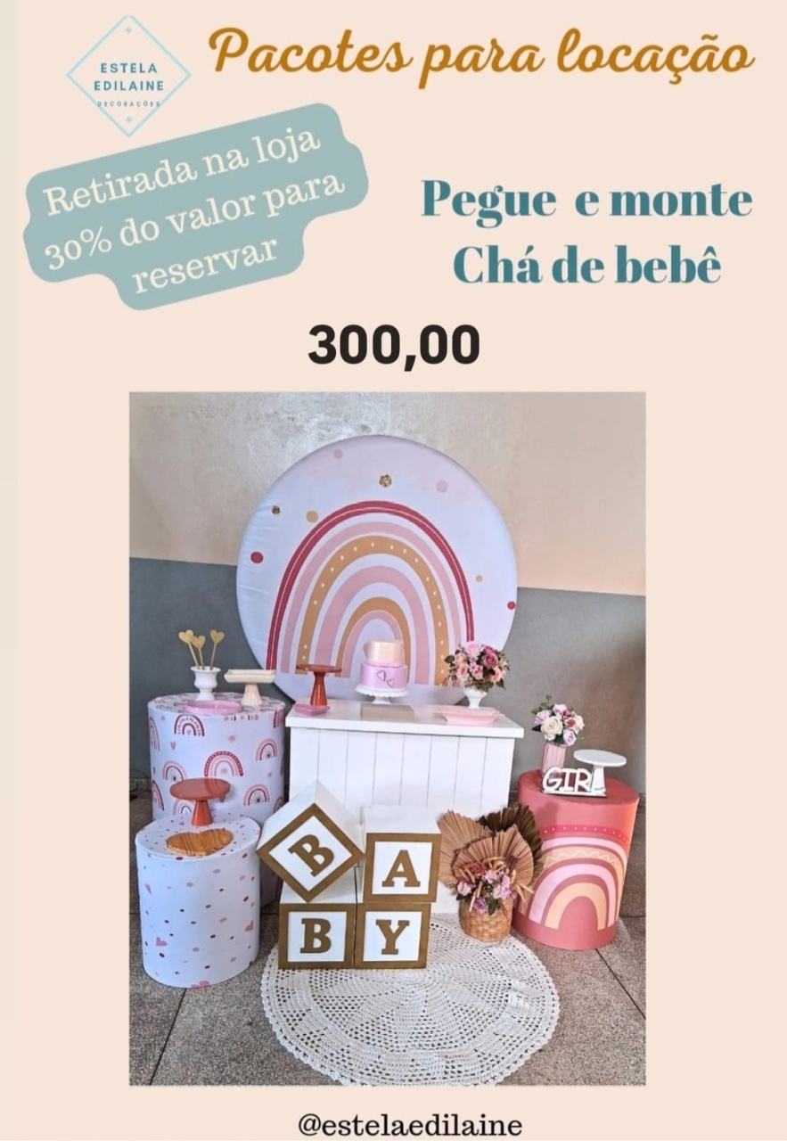 Chá Arco Íris Boho Top - Estela Edilaine Pegue e monte 