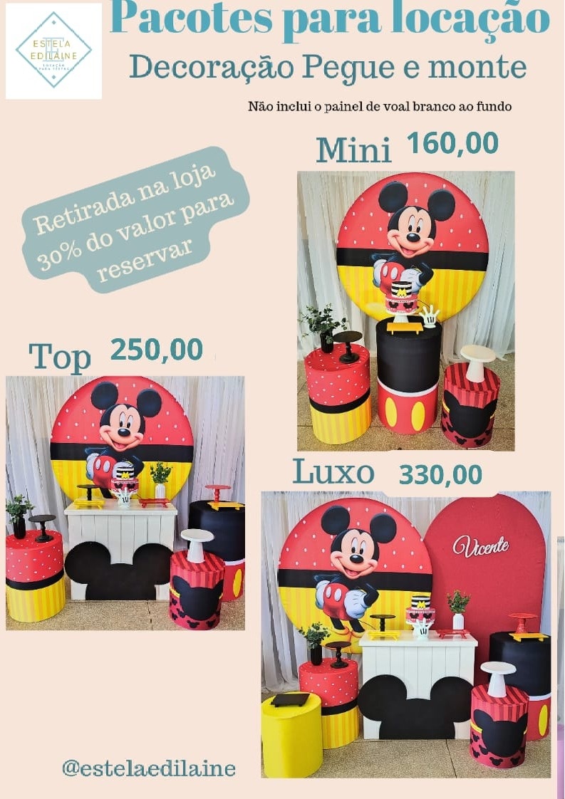 Mickey - Estela Edilaine Pegue e monte 