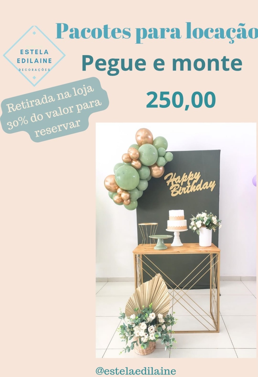 Kit 250,00 1 - Estela Edilaine Pegue e monte 