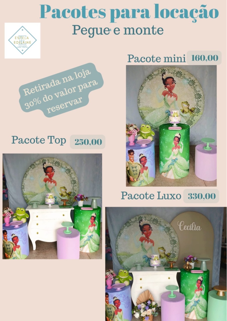 A Princesa E O Sapo  - Estela Edilaine Pegue e monte 