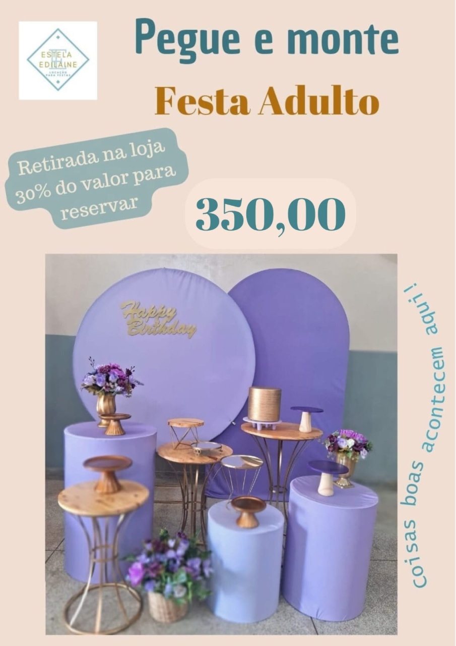 Festa Lilás - Estela Edilaine Pegue e monte 