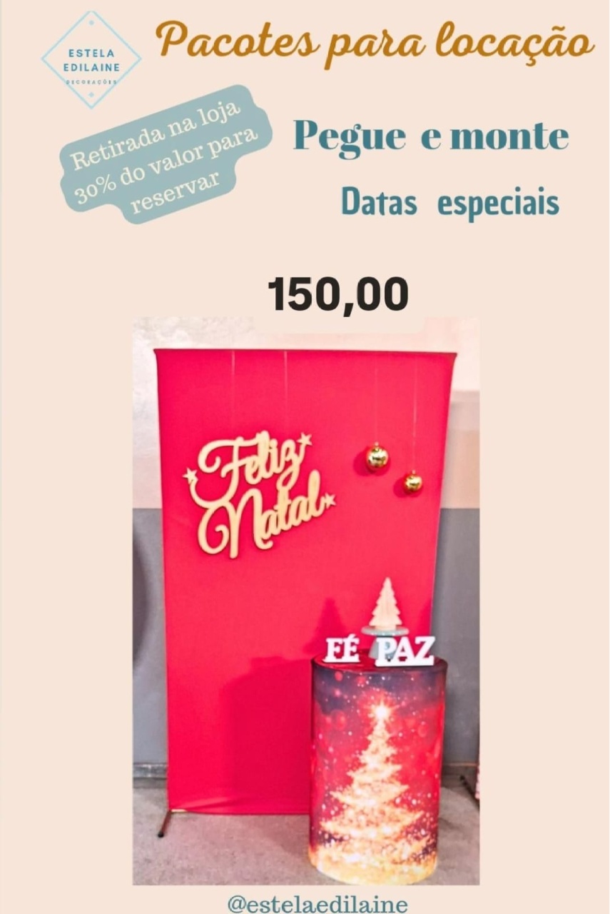 Natal 12 - Estela Edilaine Pegue e monte 