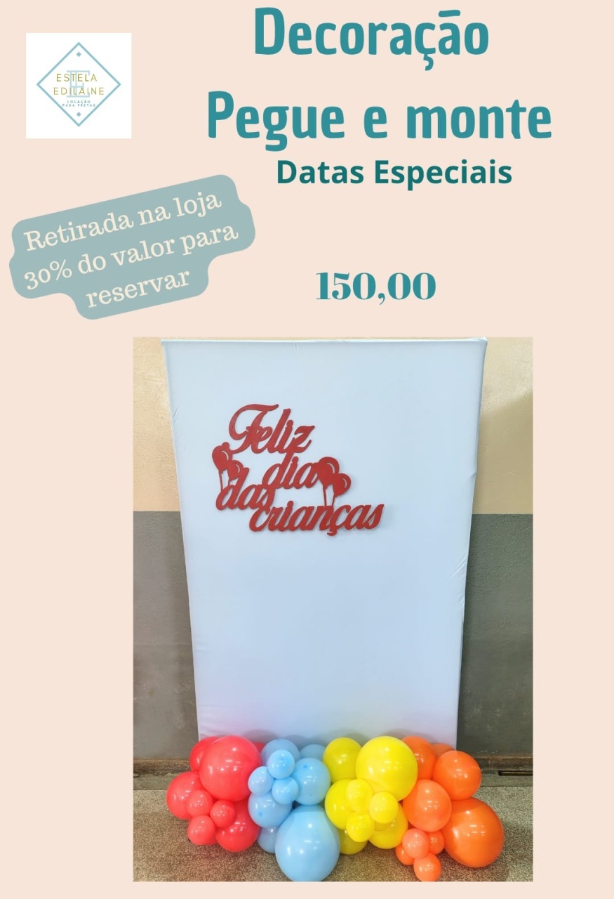 Dia das Crianças 2 - Estela Edilaine Pegue e monte 