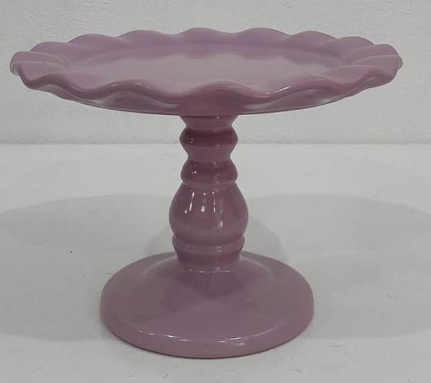 Boleira Ondulada Lilá 25X14Cm - Wanusa Nunes Andrade