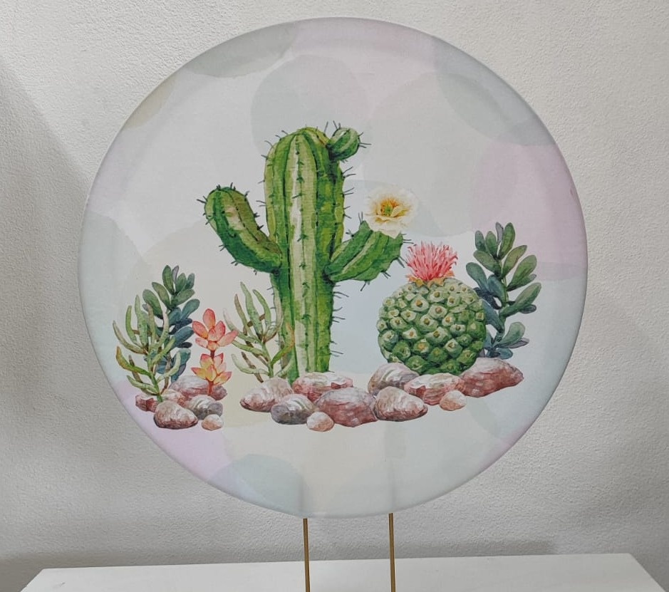 Painel 50Cm -Cacto - Wanusa Nunes Andrade