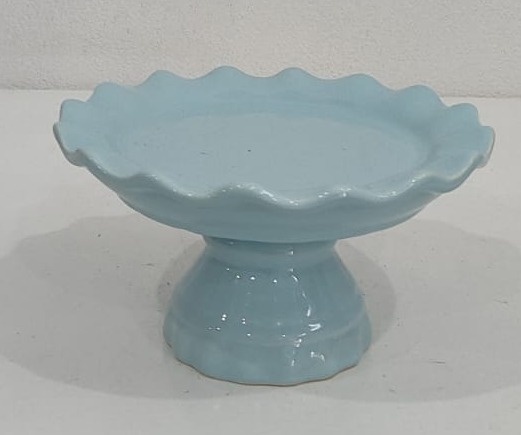 Suporte Para Doce Ondulada Azul 7X21Cm - Wanusa Nunes Andrade