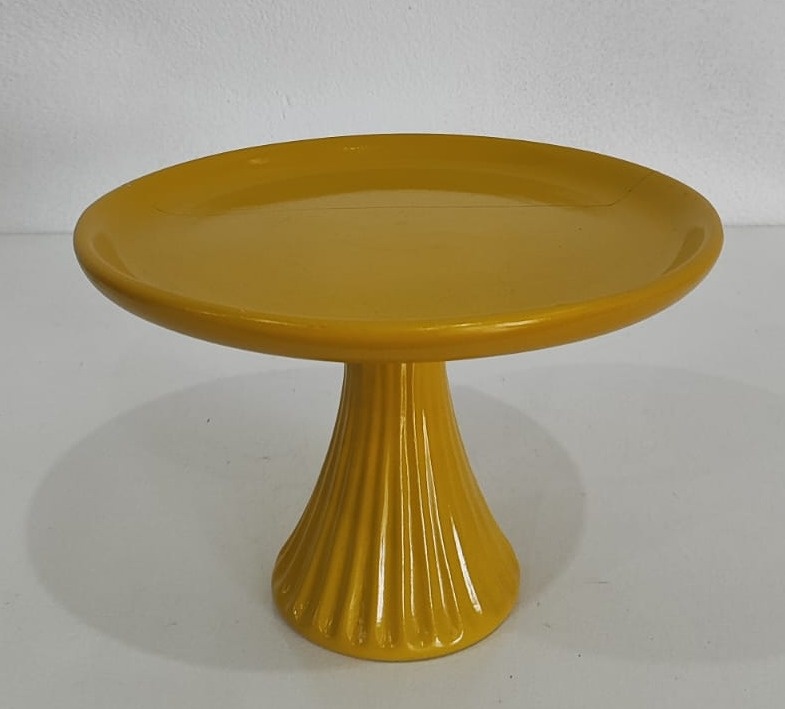 Suporte Para Doce Lisa Amarelo 9X18Cm  - Wanusa Nunes Andrade