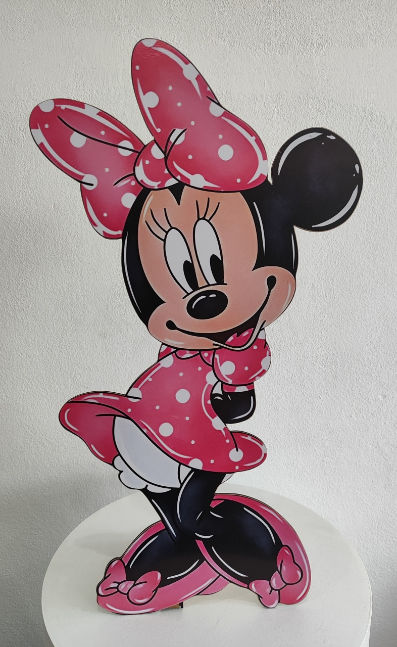 Display Mdf de Chão Minnie Rosa - Wanusa Nunes Andrade