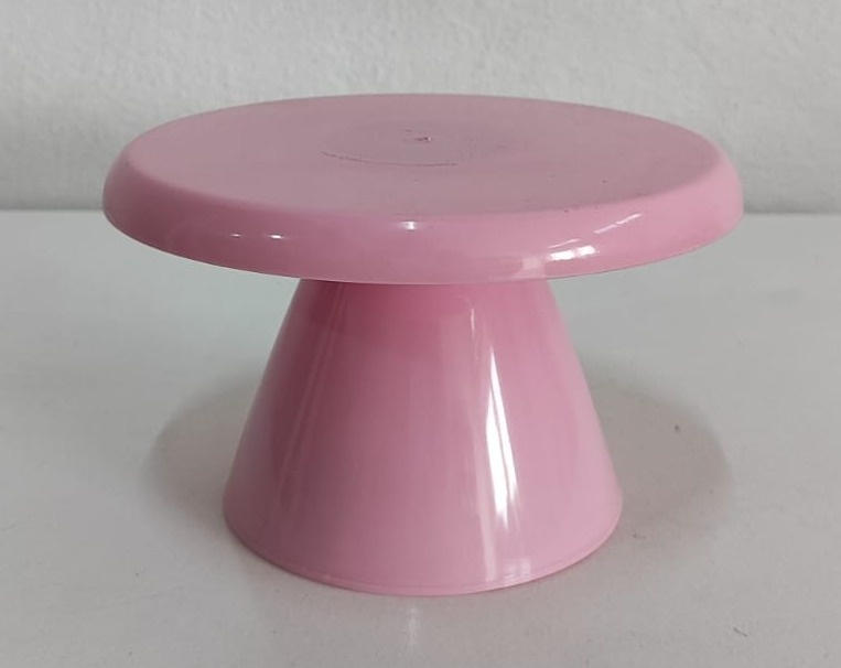 Bandeja Abs Cone Baixa Rosa - Wanusa Nunes Andrade
