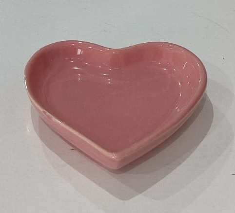 Coração Raso Mini Rosa - Wanusa Nunes Andrade