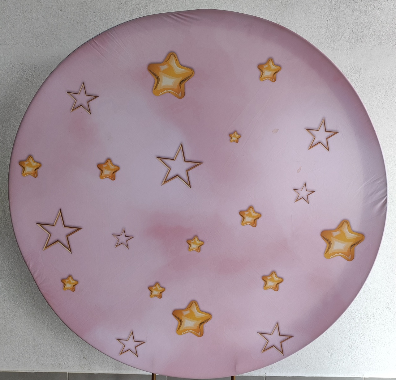 Painel Redondo Estrelinha 1.50Cm   - Wanusa Nunes Andrade