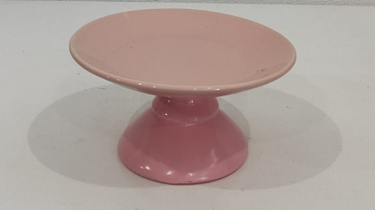 Suporte Para Doce  Lisa Rosa 7X20 - Wanusa Nunes Andrade