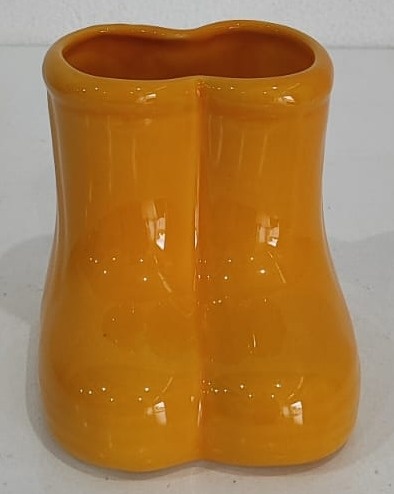 Botinha Piruliteira Amarelo Escuro - Wanusa Nunes Andrade