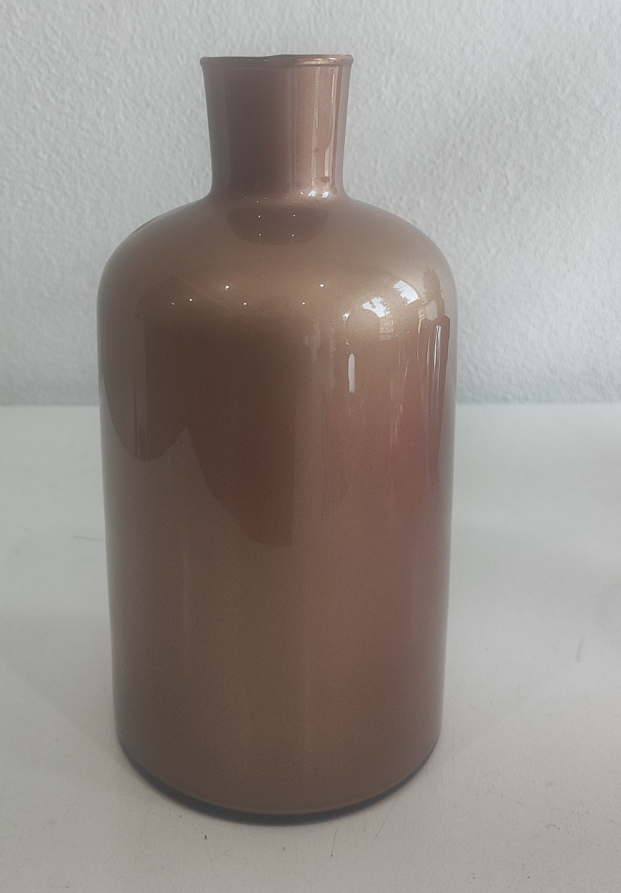 Vaso Vidro Marron Cintilante  - Wanusa Nunes Andrade