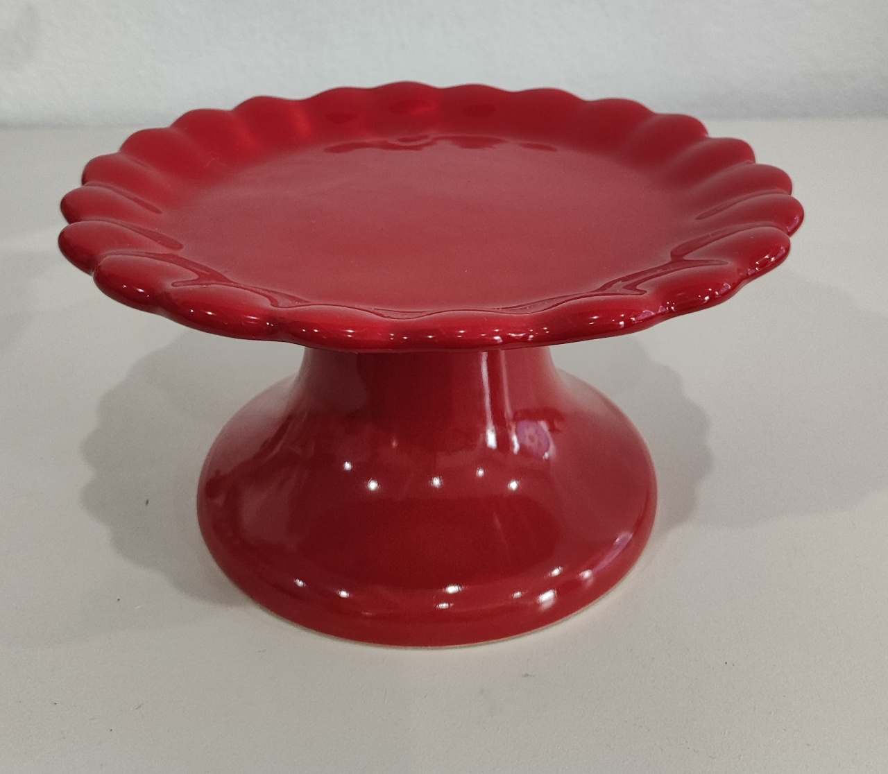 Suporte Para Doce M Flor Vermelho - Wanusa Nunes Andrade
