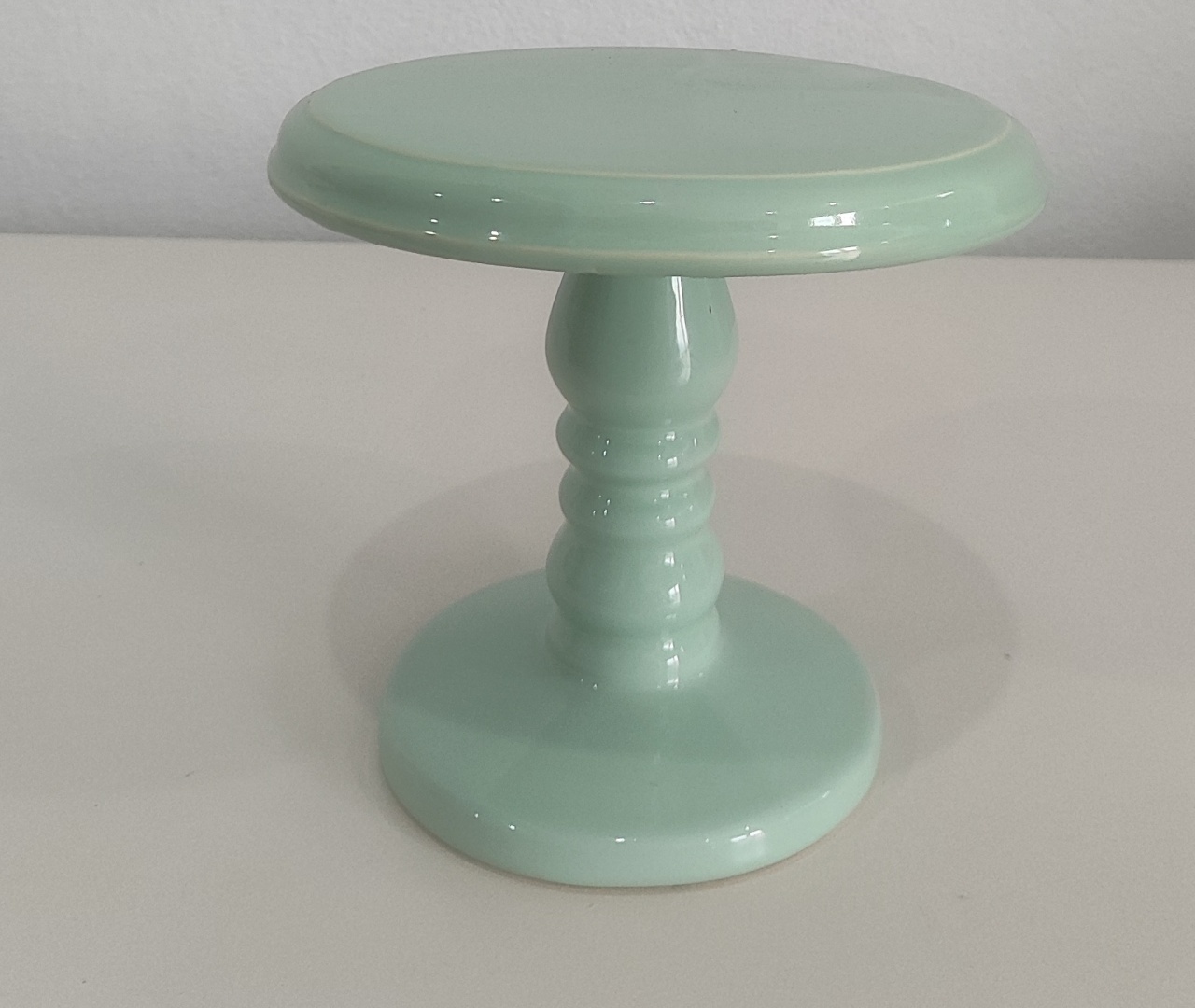 Boleira Alta Verde Piscina 19X18Cm - Wanusa Nunes Andrade