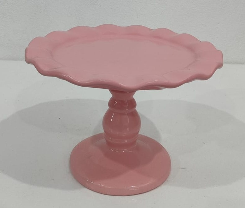 Boleira Ondulada Rosa 14X24Cm - Wanusa Nunes Andrade
