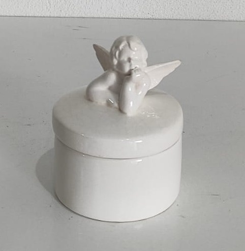 Porta Doce Anjo Branco P - Wanusa Nunes Andrade