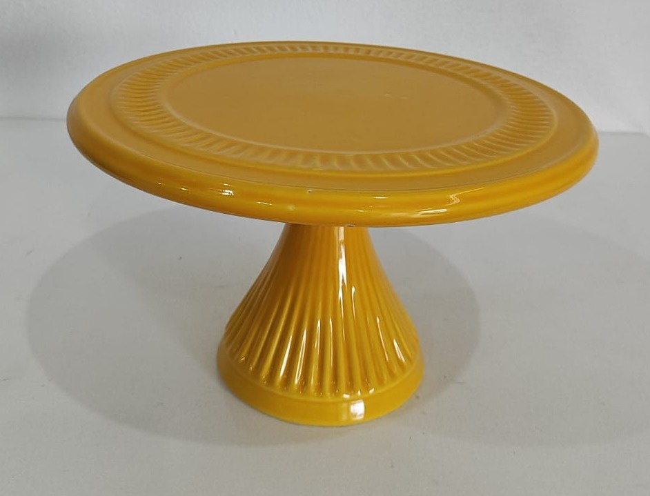 Boleira G Amarelo 28X16Cm - Wanusa Nunes Andrade