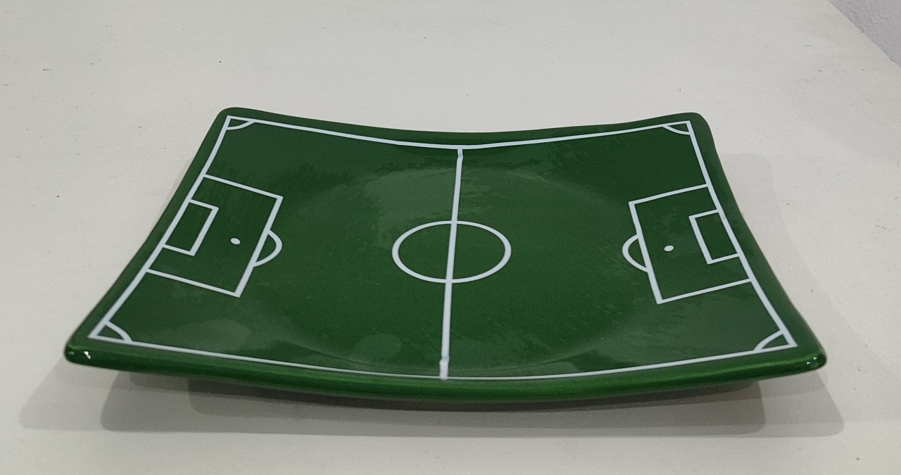 Suporte Para Doce Verde Escuro Retangular Futebol  - Wanusa Nunes Andrade