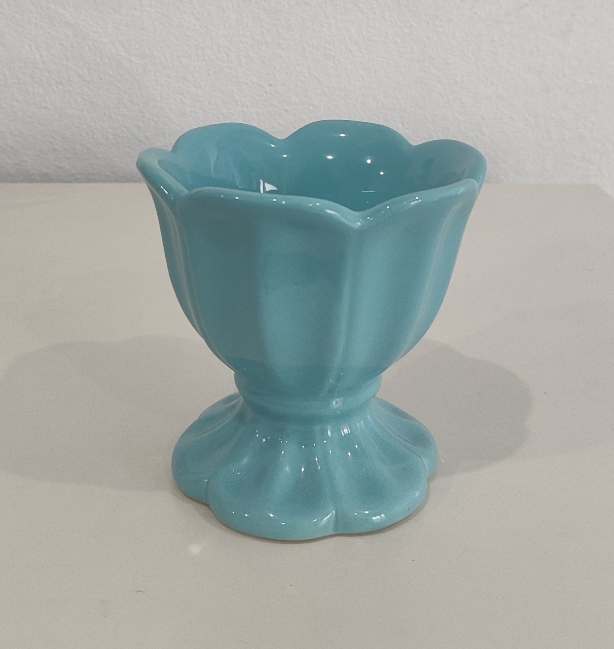 Suporte Para Doce Ondulada Azul 13X13Cm - Wanusa Nunes Andrade