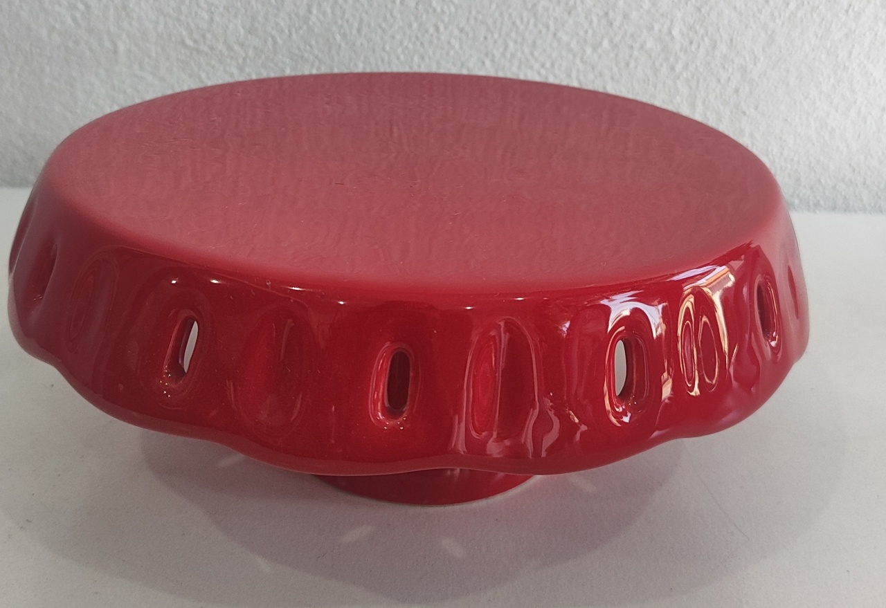 Boleira Babado Baixa M P Vermelho - Wanusa Nunes Andrade