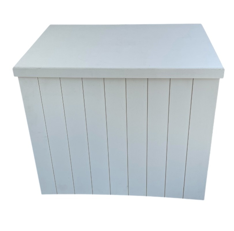 Mesa Fake Frisada Bege 90X60X80Cm  - Wanusa Nunes Andrade
