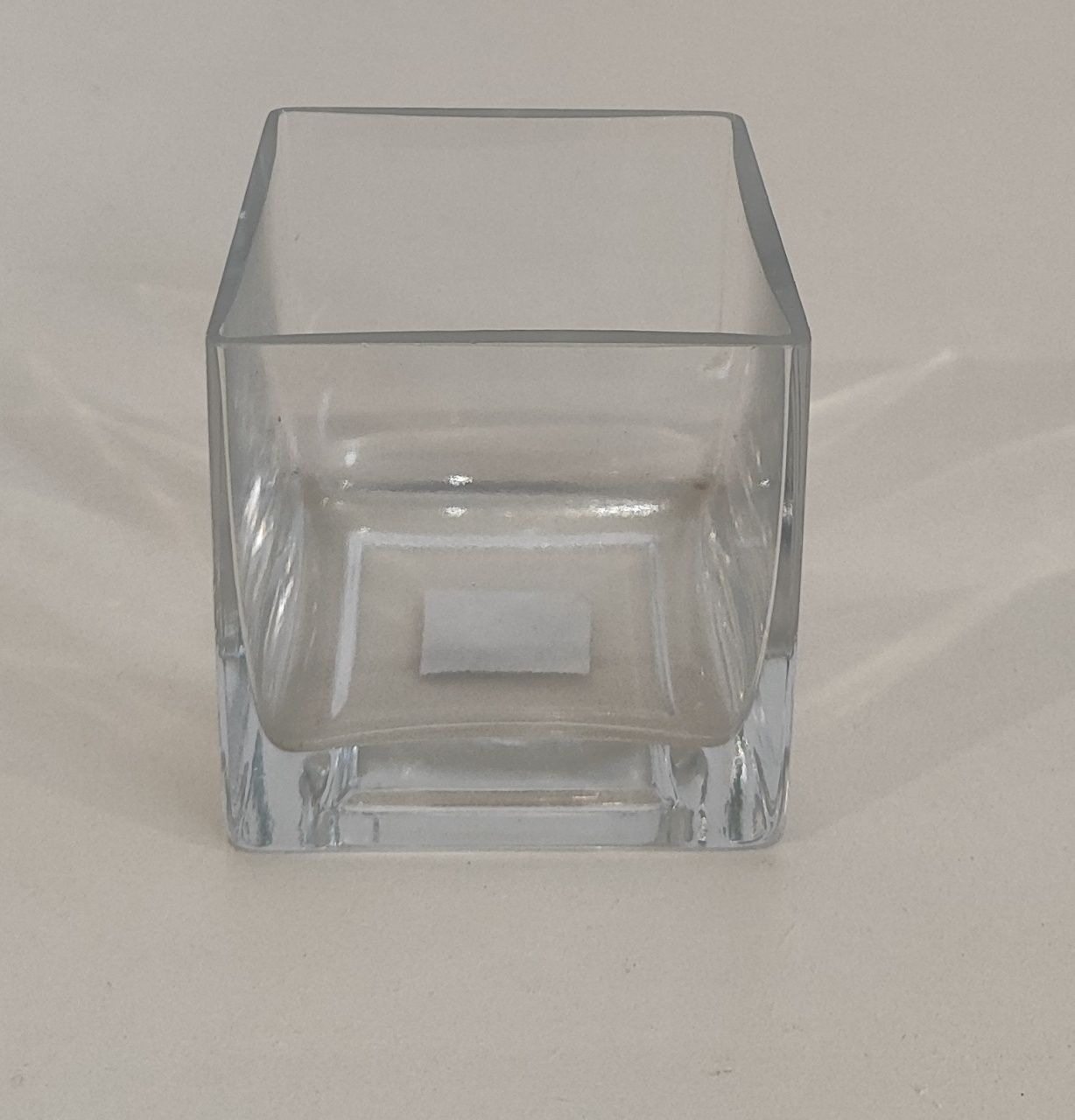 Vaso Quadrado Cristal Pp - Wanusa Nunes Andrade