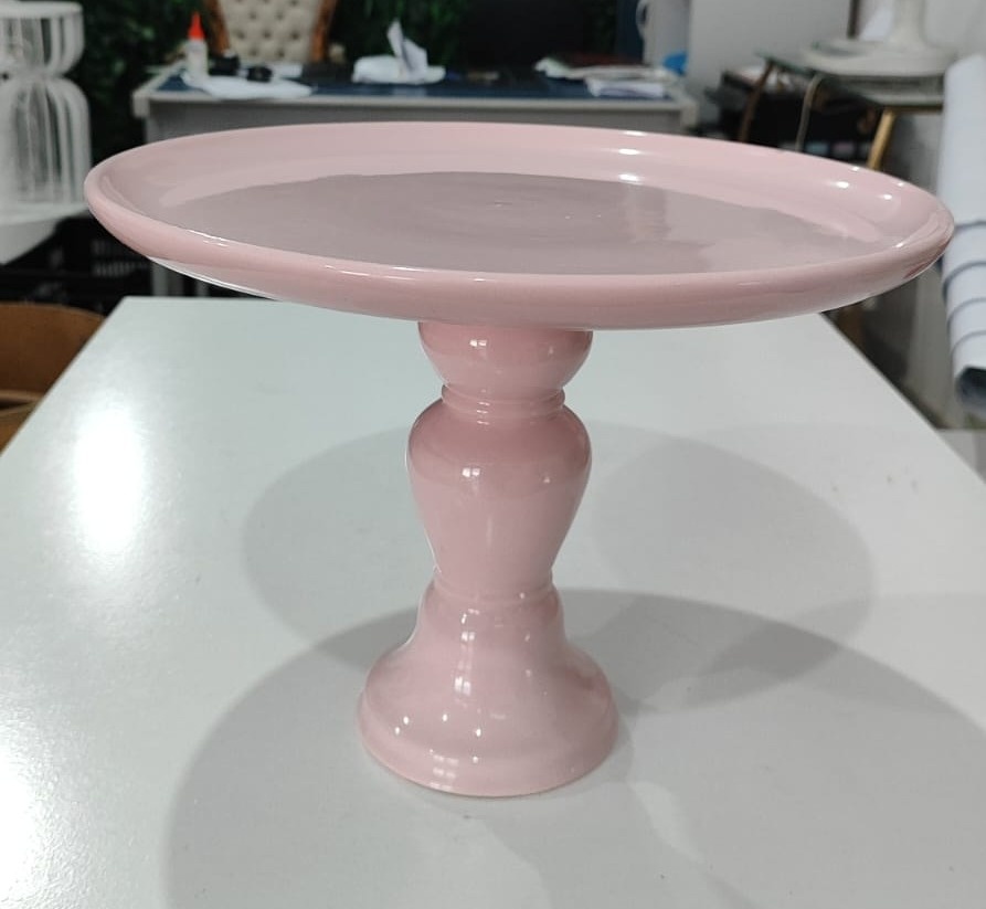 Boleira Silveira Alta Rosa 21X30Cm - Wanusa Nunes Andrade