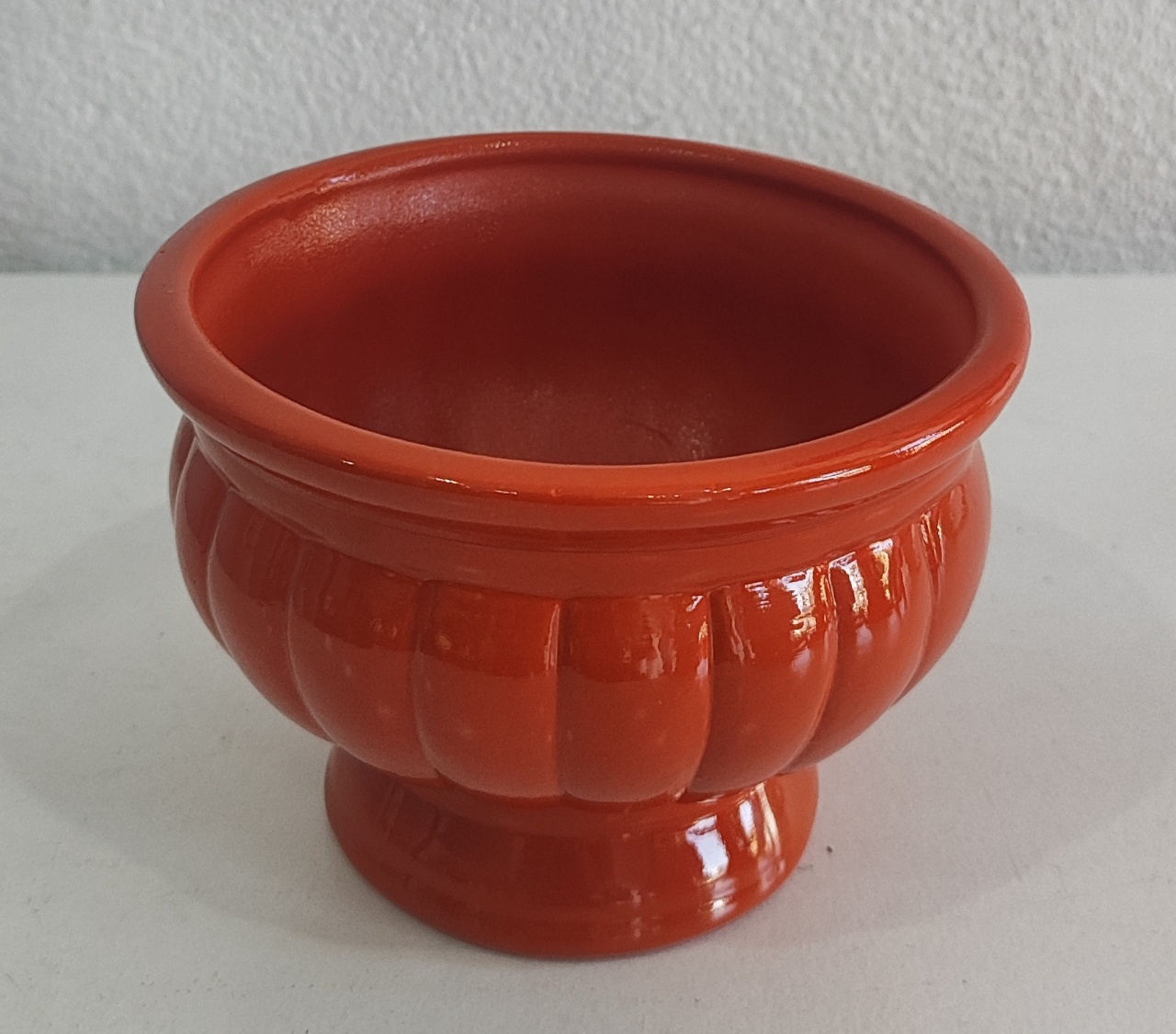 Vaso Taça Baixo Terracota - Wanusa Nunes Andrade