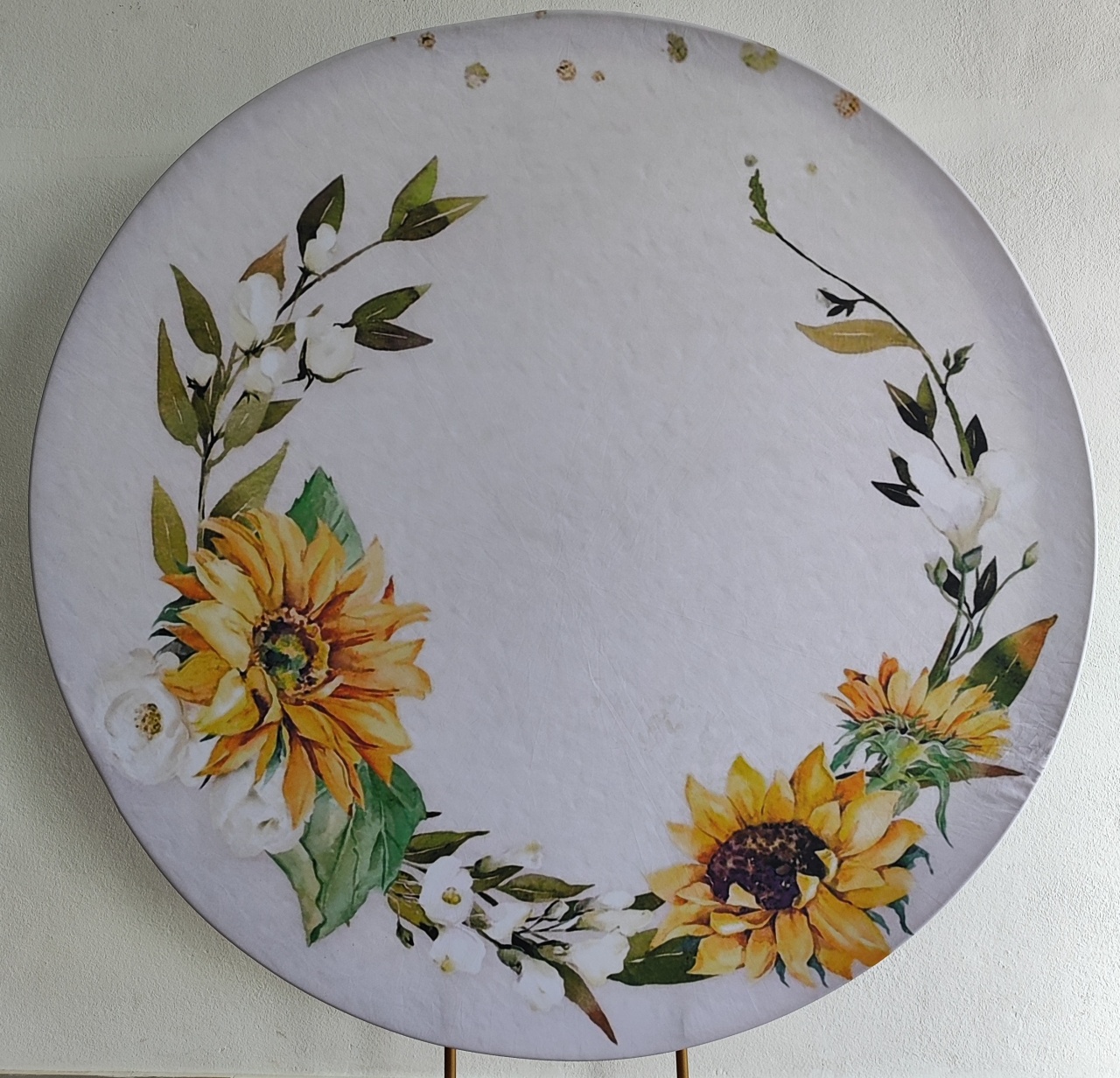 Painel Redondo Girassol 1.50Cm     - Wanusa Nunes Andrade