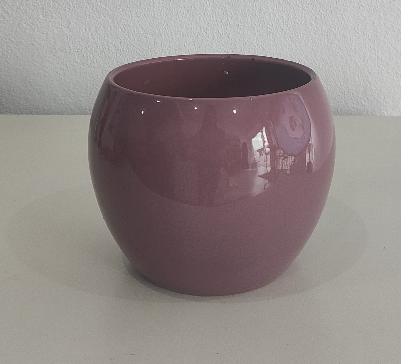 Vaso Arredondado Roxo Bolinha - Wanusa Nunes Andrade
