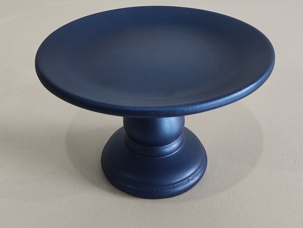 Suporte Para Doce Lisa Fosco Azul Royal  - Wanusa Nunes Andrade