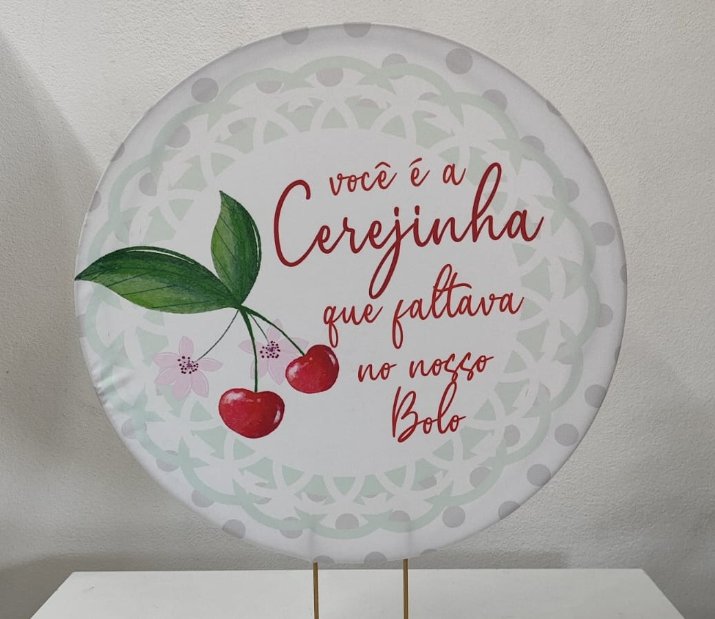 Painel 50Cm -Cerejinha - Wanusa Nunes Andrade