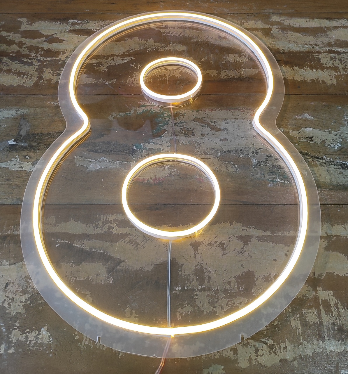 Número 8 de Led  - Wanusa Nunes Andrade