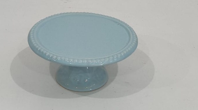 Suporte Para Doce Baixa Azul 20X8Cm - Wanusa Nunes Andrade