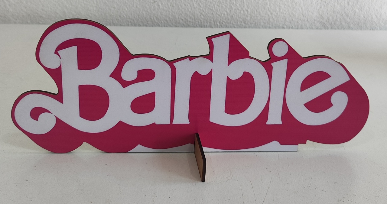 Display Mdf de Mesa Barbie  - Wanusa Nunes Andrade