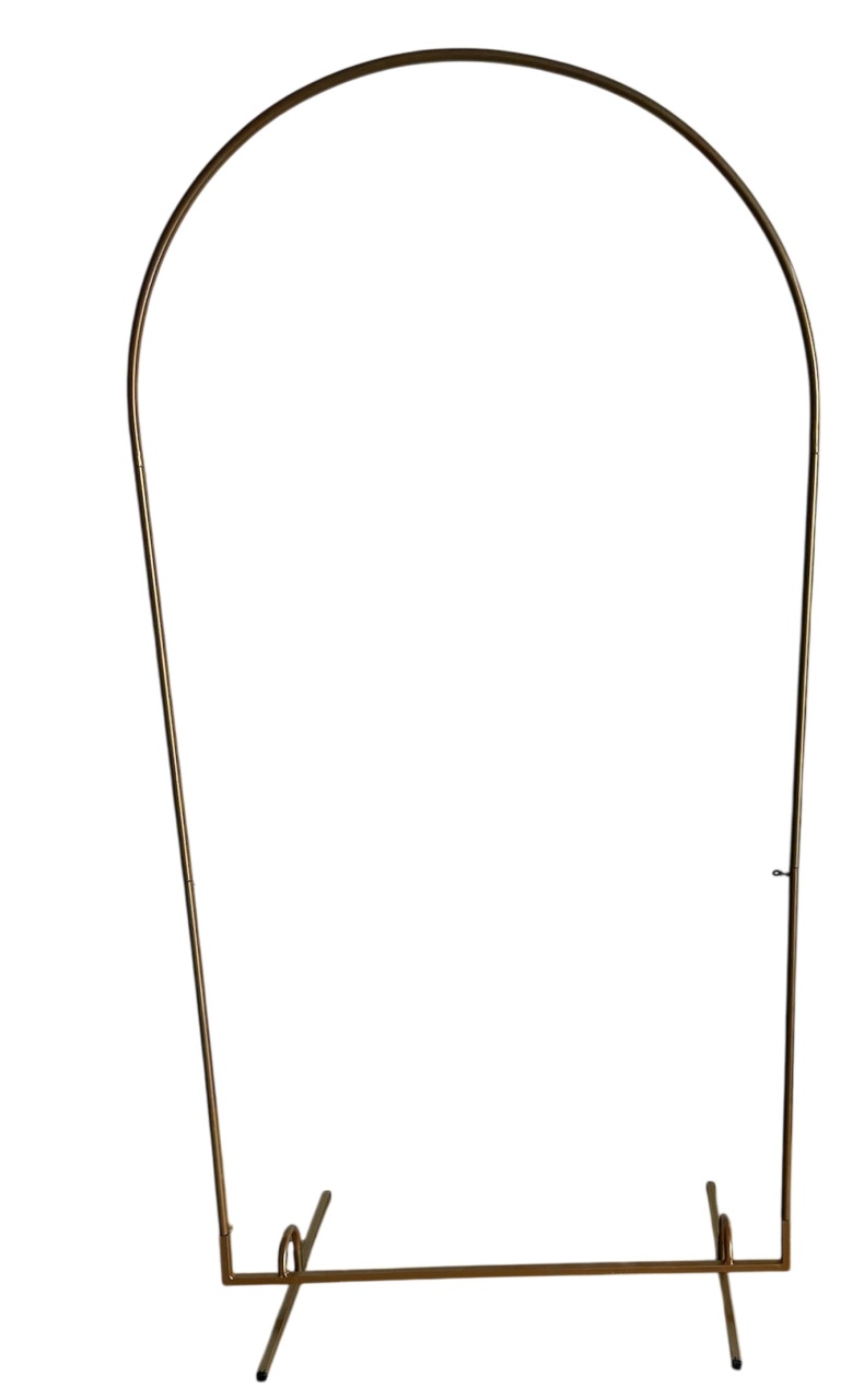 Estrutura de Ferro Picolé Dourado 2,00X1,00Cm - Wanusa Nunes Andrade