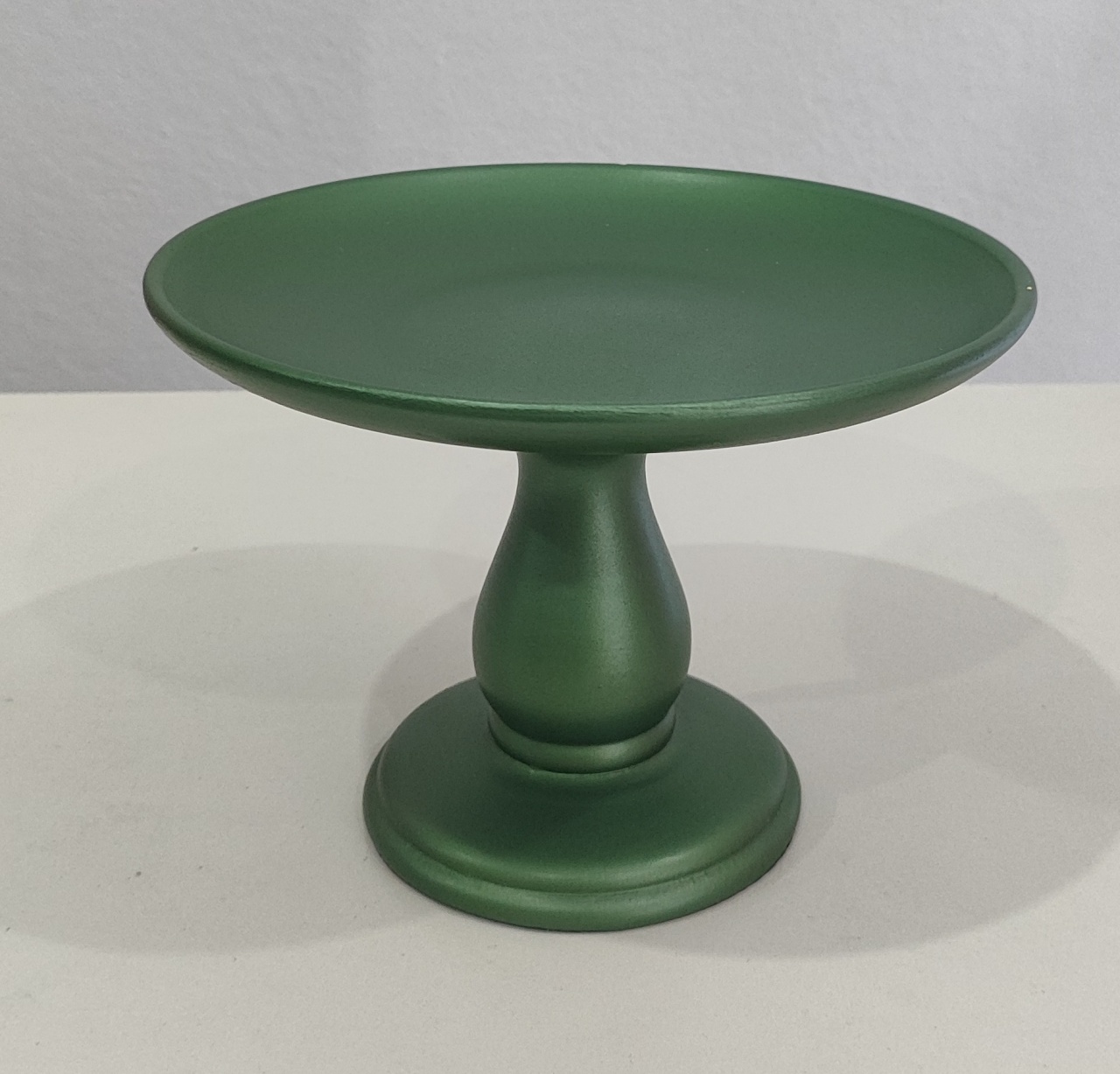 Boleira Alta Lisa Verde Eucalipto Fosca 22,5×13Cm - Wanusa Nunes Andrade