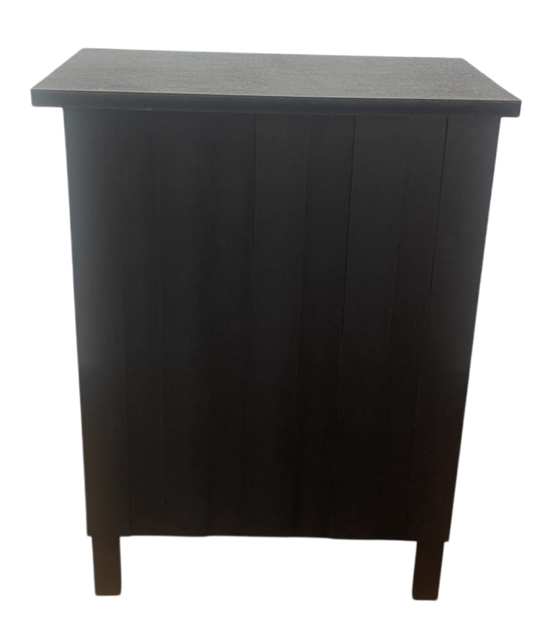 Cômoda Ripada Vertical  Preta 54X30X80 - Wanusa Nunes Andrade