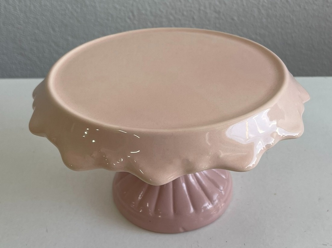 Boleira Babado P Rosa 10X14Cm - Wanusa Nunes Andrade