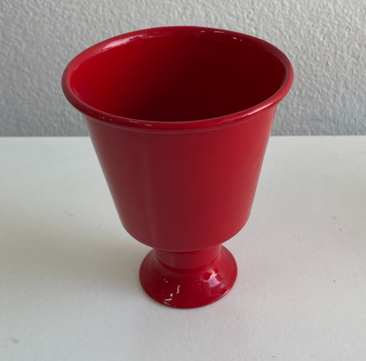 Vaso Alumínio Vermelho 15Cm - Wanusa Nunes Andrade