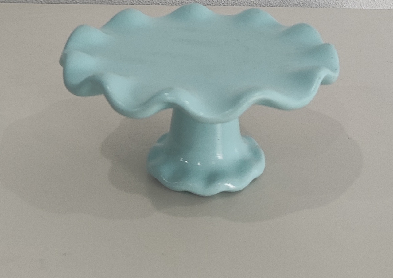 Suporte Para Doce Ondulada Azul 7X17Cm - Wanusa Nunes Andrade